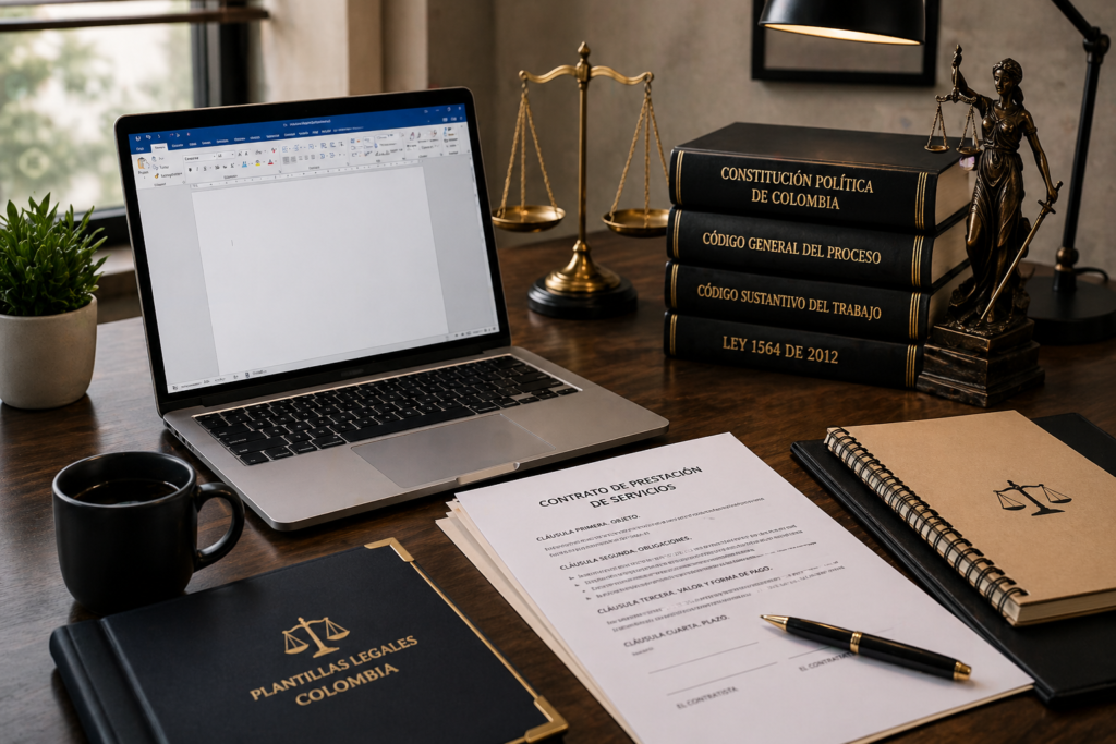 Plantillas legales en Colombia en Word listas para descargar